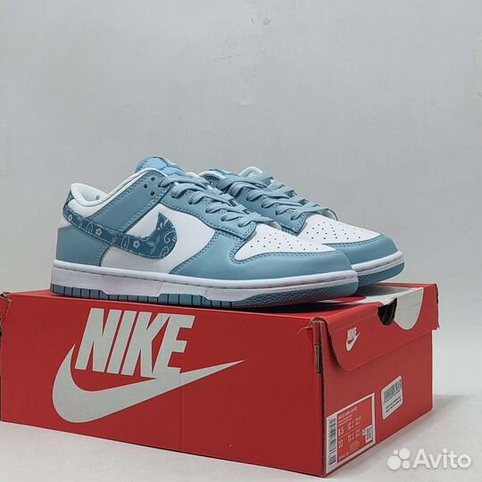 Nike Dunk Low Essential Paisley Pack Worn Blue