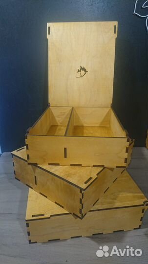Коробка подарочная из фанеры