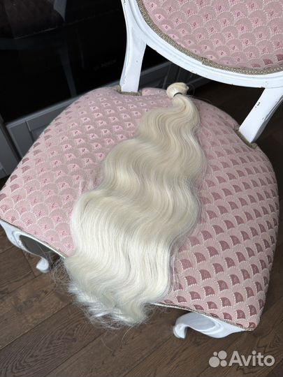 Волосы для наращивания 65, 75, 90 см волна/прямые