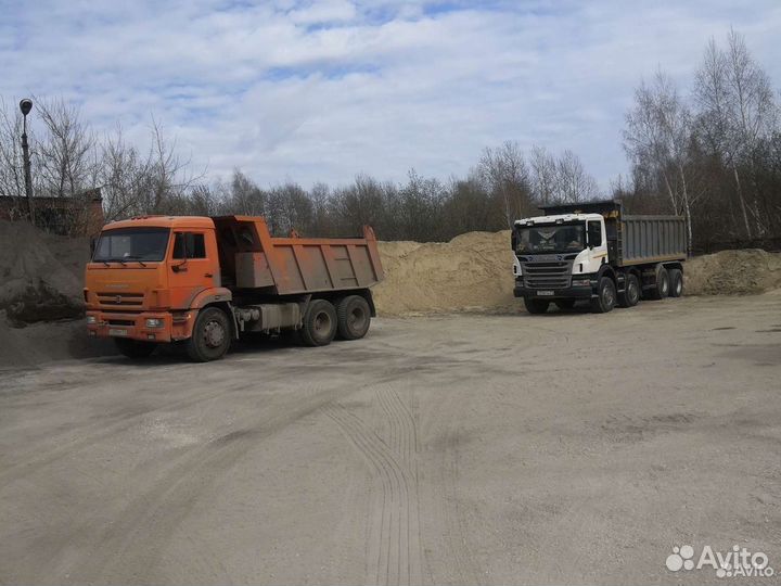 Доставка Песка, Щебня, Земли и дрогого