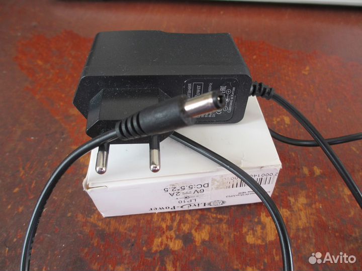 Блок питания 6 v/2a