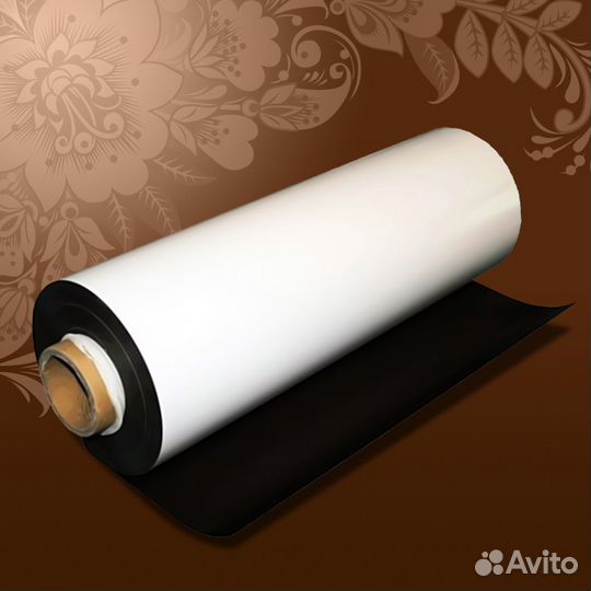 Магнитный винил в рулоне для рекламной продукции