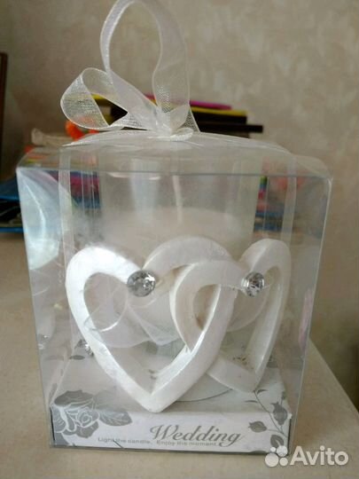 Свеча в рюмке на подставке