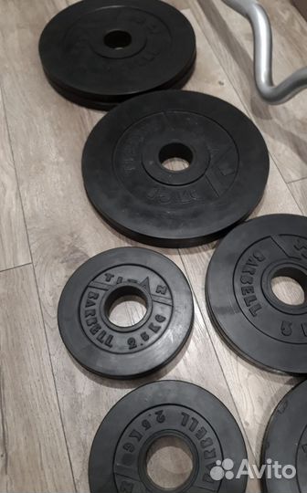 Штанга олимпийская с блинами 48кг