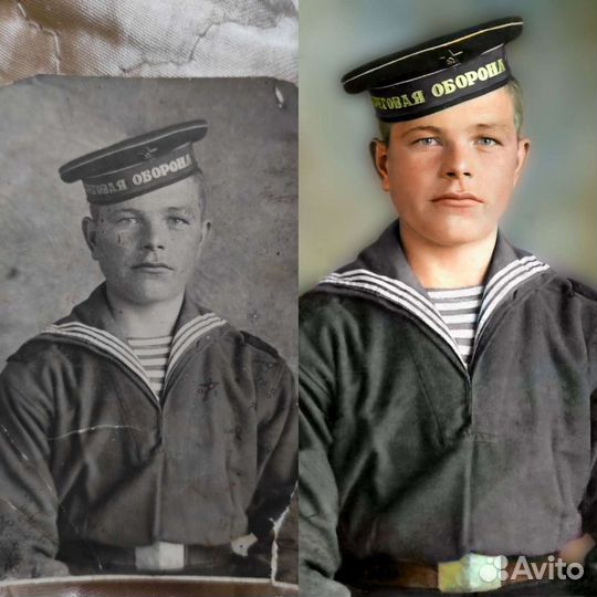 Обработка/реставрация фотографий и их колоризация