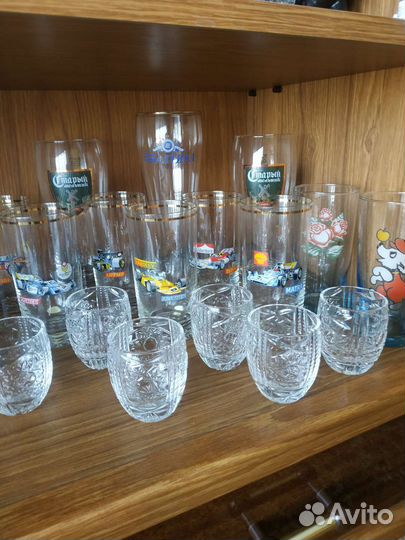 Стакан Богемия,гоночные машинки