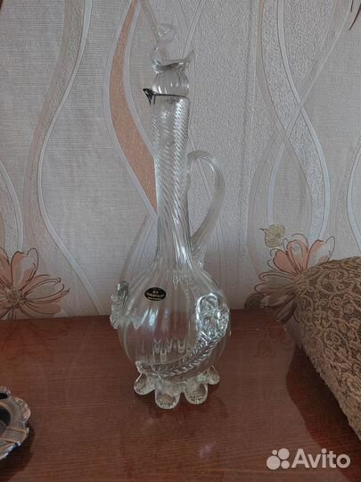 Хрустальный штоф графин