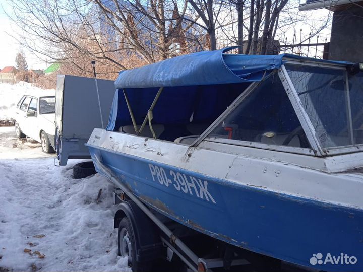 Лодка Крым, мотор Yamaha, лодочный прицеп