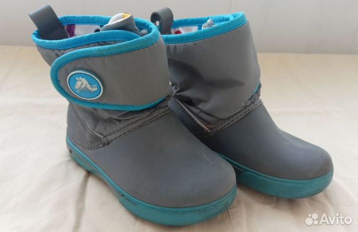 Crocs сапоги c9 стелька 16см оригинал