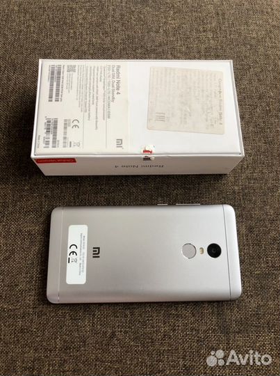 Смартфон xiaomi redmi note 4