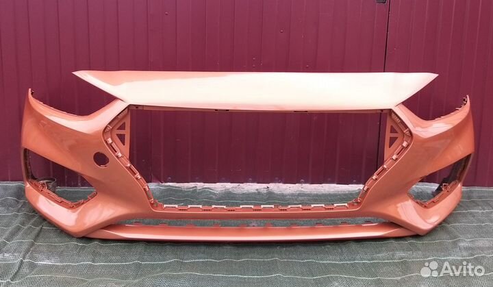 Бампер передний hyundai solaris 2017-2019