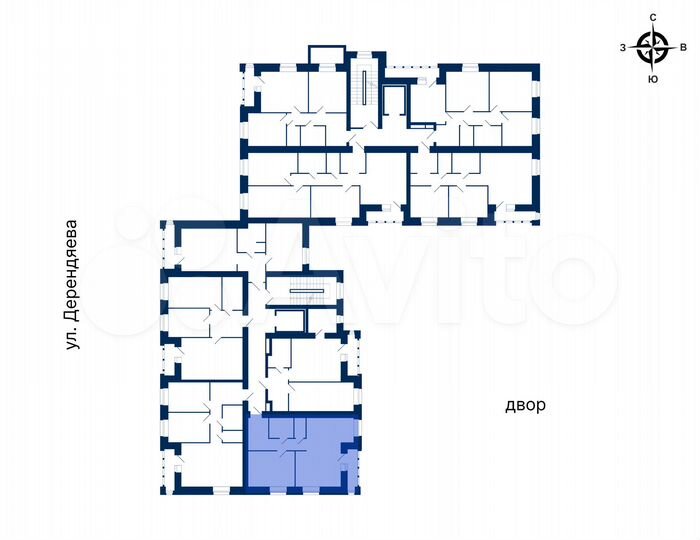 2-к. квартира, 55 м², 2/9 эт.