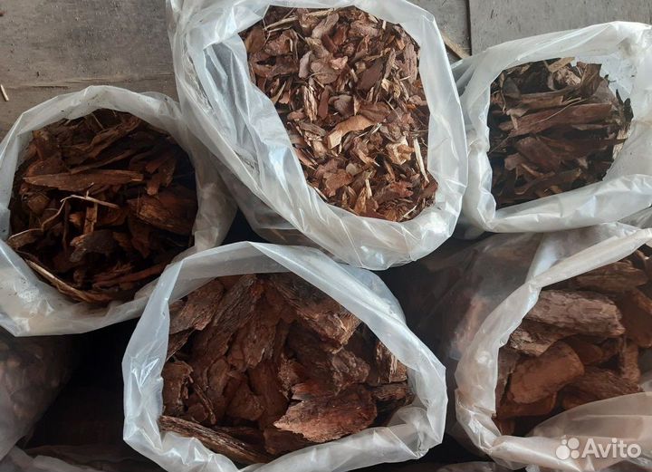 Кора сосны мульча