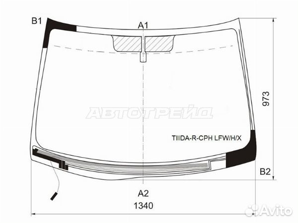 Стекло лобовое