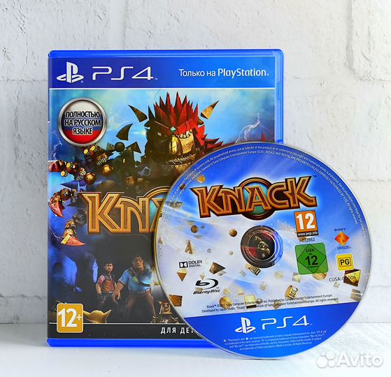 Knack Полностью на русском Видеоигра на диске PS4