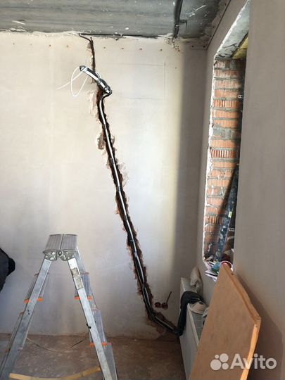 Прокладка коммунекаций для кондиционеров