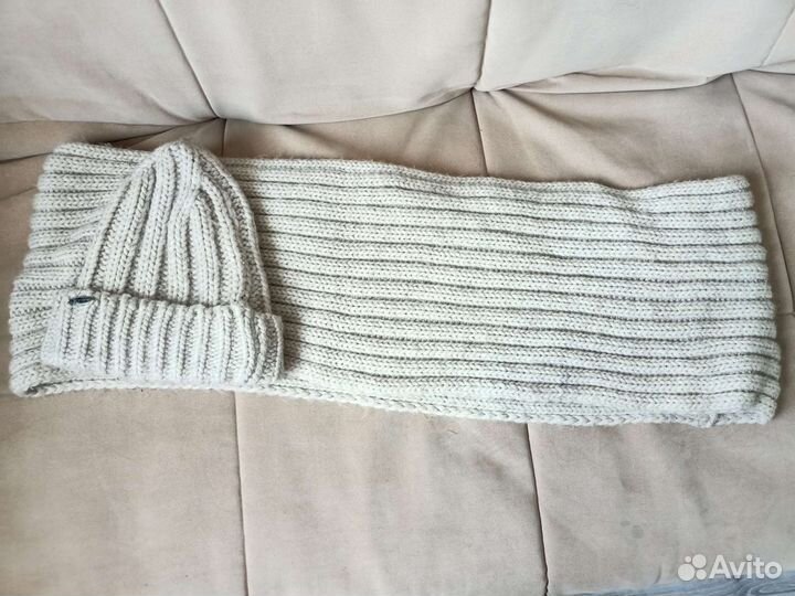 Комплект шапка и снуд женский