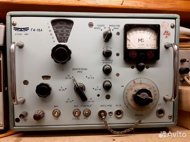 Генератор сигналов вч Г4-18