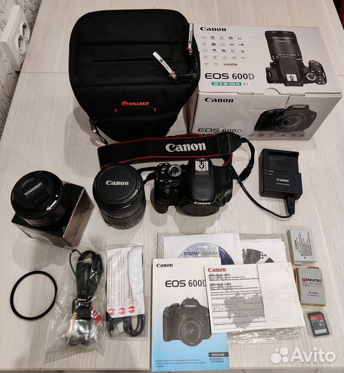 Фотоаппарат Canon eos 600d Kit 18-135