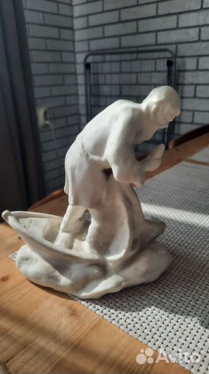 Статуэтка Старик и Золотая рыбка