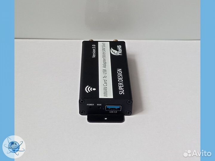 4G+ cat.9 модем Fibocom+ mtl корпус USB 3.0 2xSMA