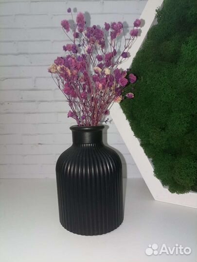 Ваза для цветов стабилизированных, сухоцветов