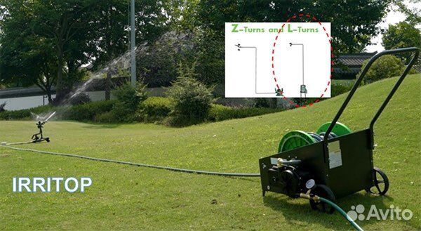 Ирритоп полив-катушка сада, теплиц, Футбол поля