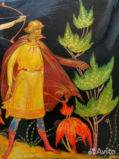 Шкатулка СССР Палех 1968 г. Царевна-лягушка