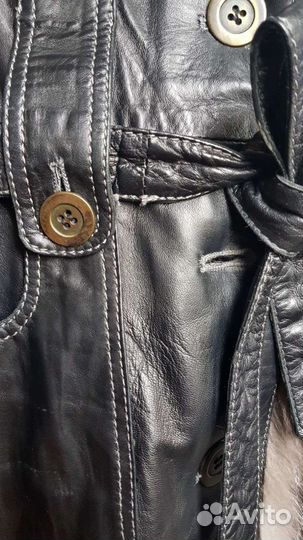 Дубленка кожаная