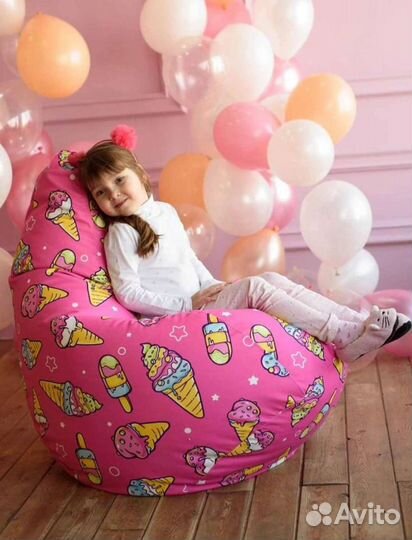 Кресло мешок Мороженка bean bag