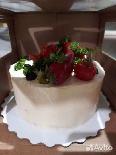 Торты закусочные, капкейки закусочные и сладкие