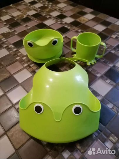 Детские ложочки, набор посуды икеа, тарелка авент