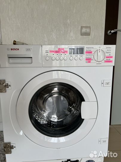 Стиральная машина bosch logixx 7 встраиваемая