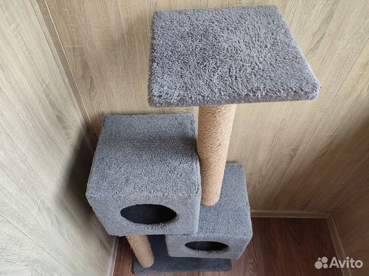 Домик-когтеточка двойной для животных