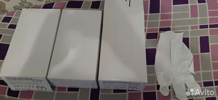 Перчатки нитриловые