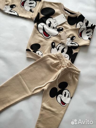 Костюм zara микки 92, 110, 122