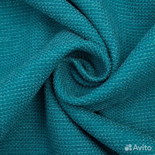 Штора портьерная Этель 'Структурная', цвет синий