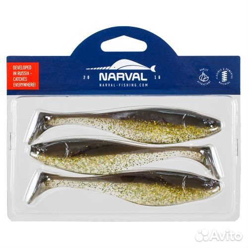 Силиконовая приманка Narval Commander Shad 14cm #0