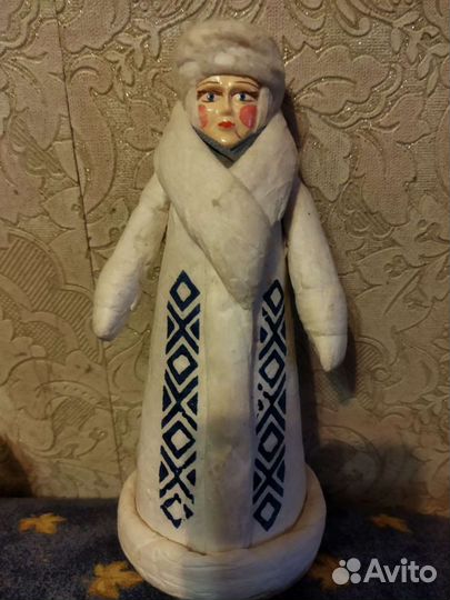 Дед мороз и снегурочка СССР ватные