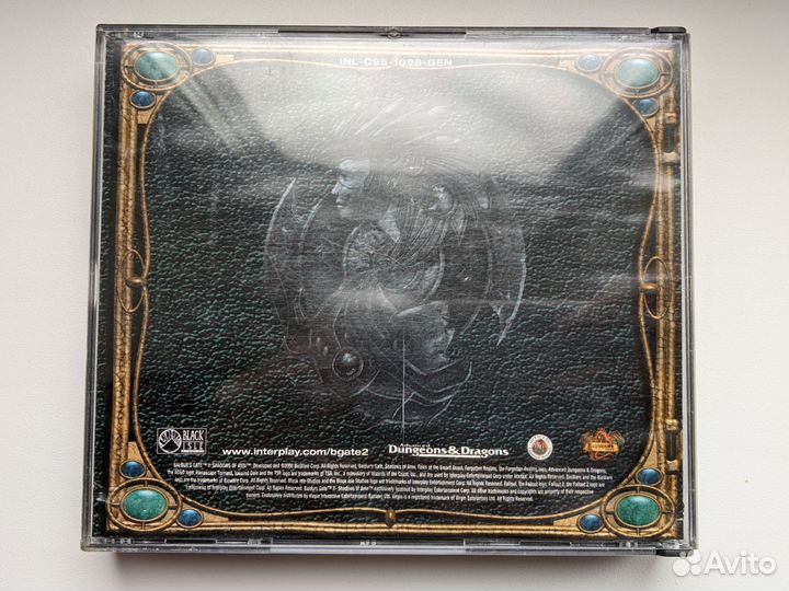 Лицензионный диск игры Baldurs Gate 2 (4 CD)