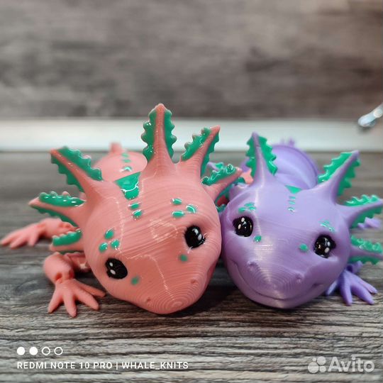 Дракон аксолотль пара на заказ