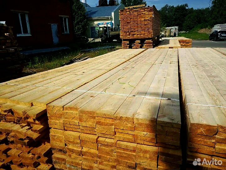 Доска обрезная 60х100х6000