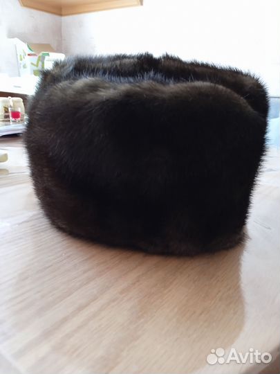 Норковая шапка мужская новая 58