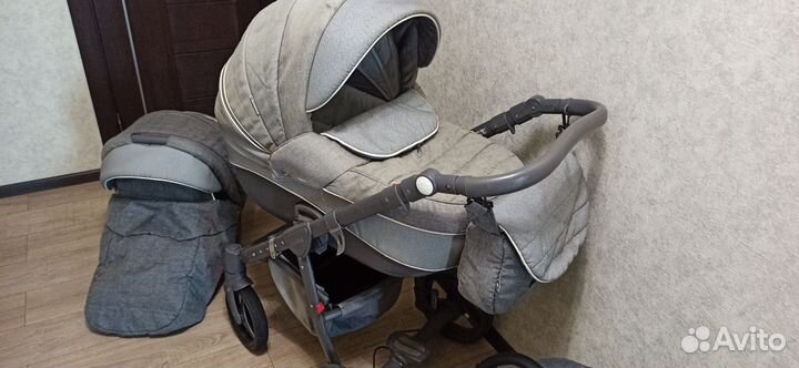 Коляска adamex 3 в 1 бу
