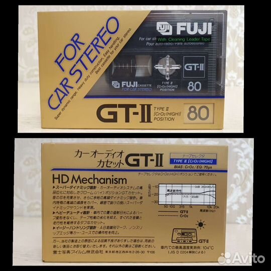 Аудиокассета Fuji GT II 80