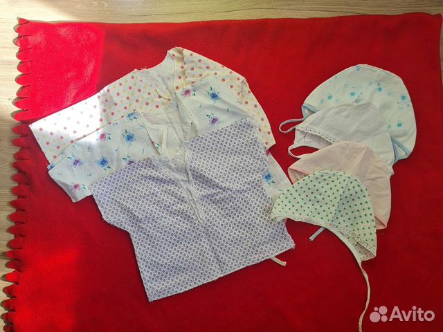 Одежда для детей СССР распашонки чепчики