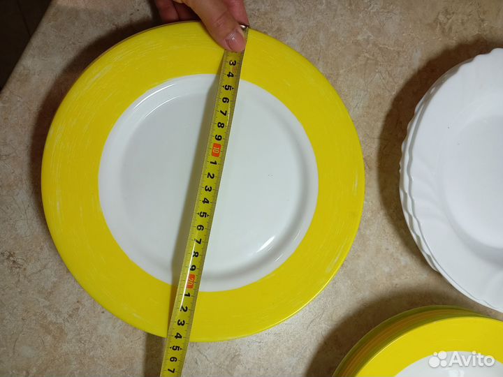 Тарелки обеденные luminarc сервиз 12 ш бз.дефектов