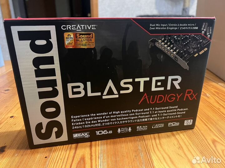 Звуковая карта Creative Sound Blaster Audigy RX