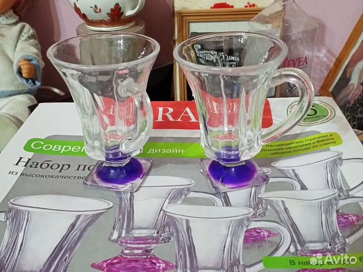 Кофейные чашки стекло