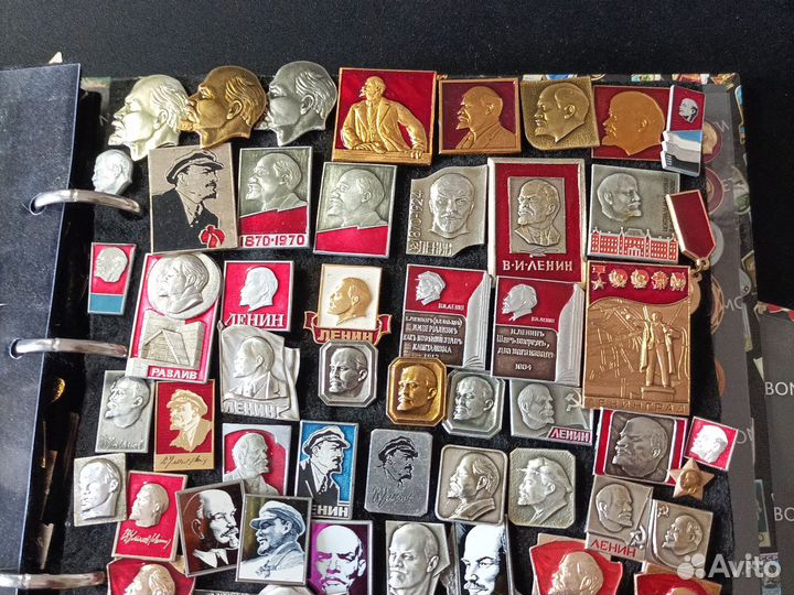 Значки ссср.Ленин